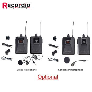 Micrófono <span class=keywords><strong>DSLR</strong></span> externo de buena calidad, micrófono de grabación de estudio Lavalier inalámbrico de buena calidad para cámara, micrófono de entrevista - Product Image 2