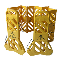 Barrières flexibles de contrôle de foule escamotables portatives pliables d'intérieur et extérieures de barrière de la circulation Barricade mobile extensible