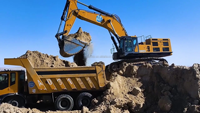 Excavatrice géante XE4000 de 400 tonnes de marque supérieure de la Chine avec une capacité de godet de 23 m³ pour l'exploitation minière à ciel ouvert et le chargement de roches