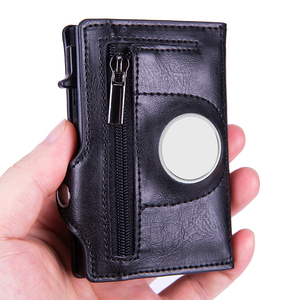 Portafoglio da uomo con supporto per carte di credito in pelle sintetica con tecnologia RFID minimal tascabile - Product Image 6