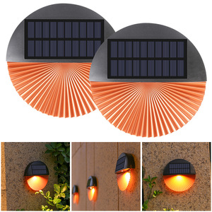 โคมไฟติดผนังพลังงานแสงอาทิตย์ LED อลูมิเนียม มุมลำแสง 20 องศา สำหรับสวน ลานบ้าน บันได ไฟตกแต่ง - Product Image 1