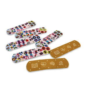 Personnalisation directe en usine de bandages élastiques en tissu à motifs de dessins animés. Conceptions personnalisées basées sur vos spécifications. Respirant et - Product Image 1