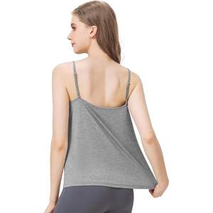 Camisole personnalisée pour femme, bretelles spaghetti réglables, débardeur doux en viscose de bambou, vêtements de nuit, tailles S-XXL - Product Image 2