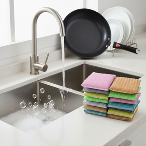 Esponja de Limpieza para Cocina, Esponja para Lavar Platos con Espuma Abundante, Personalizable, Reutilizable, Estropajo - Product Image 3