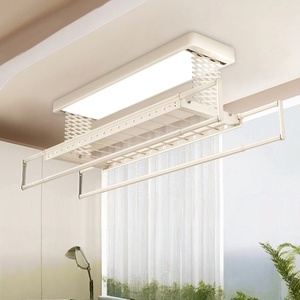 Small balcony indoor voice home lifting telescopic <b>lighting</b> intelligent electric drying rack - Product Image 5