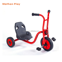 Tricycle en acier pour enfants, vente en gros, pour tout-petits de 3 à 8 ans, usage maternelle