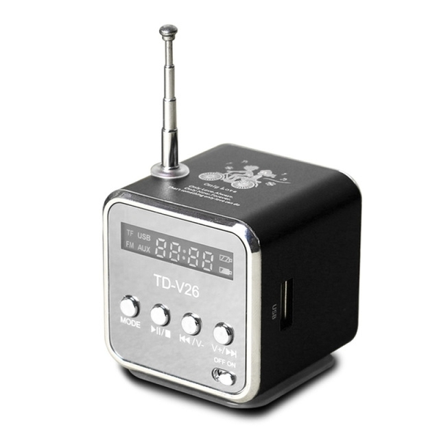 Portable Multi-function Speaker FM Mini Radio Support SD TF Card Mp3 Music Player USB for Notebook PC