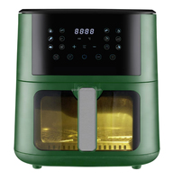 GiaYol Friteuse à air moderne en acier inoxydable 8-10L Smart App-Controlled Energy Saving Digital Control Non-Stick PTFE