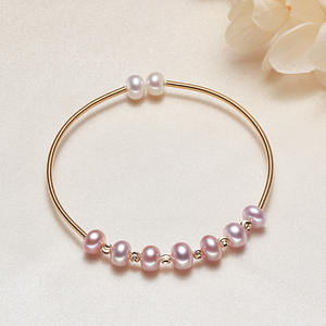 Venta al por Mayor de Joyería de Perlas de Agua Dulce de Zhuji, Transmisión en Vivo por Celebridades de Internet, Puestos Pequeños para Pulseras y Brazaletes de Perlas - Product Image 4