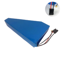 Batterie Li-ion triangulaire personnalisée 36V 48V 52V 54V 60V 20Ah 30Ah 45Ah pour vélo électrique, cellules 21700, OEM ODM