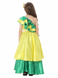 Estilo étnico Cosplay falda multicolor <span class=keywords><strong>brasileña</strong></span> Halloween carnaval niños actuación <span class=keywords><strong>disfraz</strong></span> puesta en escena - Product Image 6