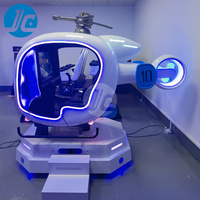 Simulador de Vuelo de Helicóptero 3D VR con Plataforma de Movimiento 3DOF y Estructura de Aluminio y Fibra de Vidrio para Experiencias de Atracción en Centros Comerciales Interiores