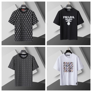 Nuova Collezione Estiva: T-shirt da Uomo a Maniche Corte, Stile Europeo, Versatile, Traspirante, Vestibilità Regolare, con Stampa Animale Ricamata - Product Image 3