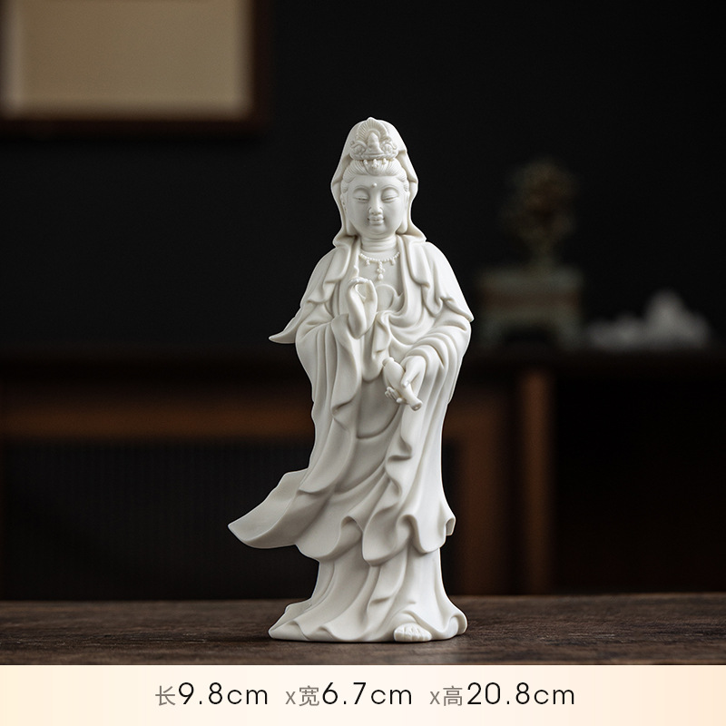 Guan yin blanc