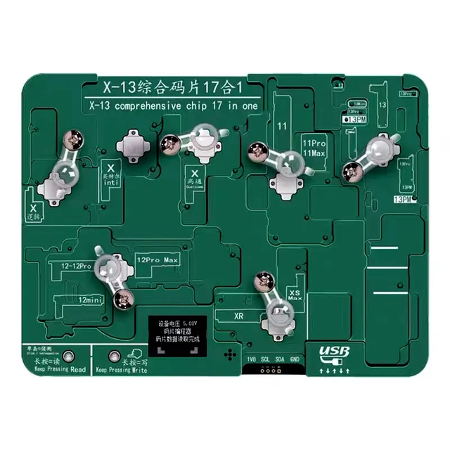 YCS 17in1Comprehensive Chip Programmer Tester for iPhone X-13Pro Max Mobile Phone Chip Testing Recovery Tool
