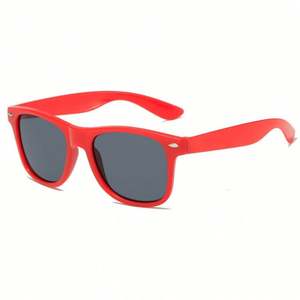 2025 New Fashion Custom Logo Sunglasses Polarized Small Square <b>Frames</b> in Yellow Red Blue for Women and Men PC Optical Lenses - Product Image 1