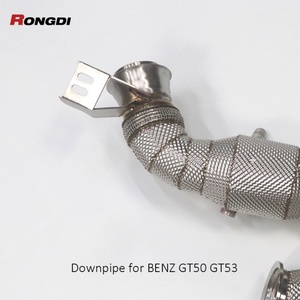 Exhaust Downpipe for Mercedes-Benz AMG GT43 GT50 GT53 E53 GLE53 CLS53 GLS53 S450 S500 M256 3.0T Exhaust Downpipe - Product Image 6