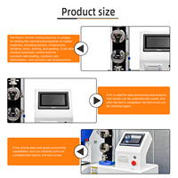 Máquina de Ensayo de Resistencia a la Tracción de Columna Única de Escritorio ZENROTEST ZR-WD-500, Totalmente Controlada por Computadora, Pantalla Digital, 0-5KN