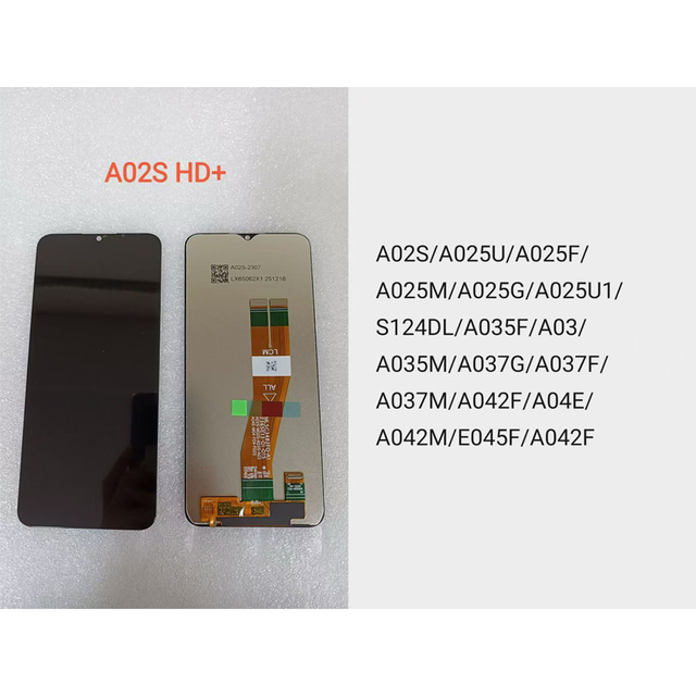 Wholesale Universal Phone Screen and Phone Parts, LCD Touch Screen Panels for Samsung A02s A03 HD Display Replacement