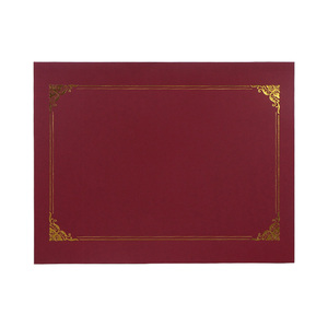 Porte-documents en papier A4 avec logo personnalisé, couverture de certificat, porte-diplôme, porte-documents pour cadeau promotionnel. - Product Image 6