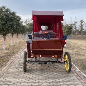 Coches Nuevos, Coche Rojo con Asientos Rojos, Coche Turístico, Carruaje Eléctrico, Carruaje para Bodas en Venta, Carruaje Eléctrico - Product Image 2