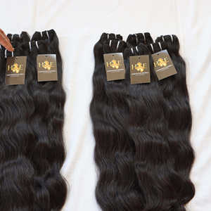 Cutícula del templo indio virgen alineada 100% Cutícula brasileña alineada Vendedores de cabello humano Venta al por mayor Paquetes de cabello brasileño virgen - Product Image 2