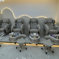 Fauteuil de salon spa de luxe multifonctionnel pour les ongles facile à nettoyer Fauteuil de canapé pédicure manucure redevance