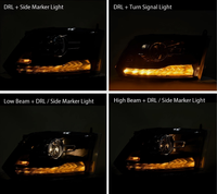 Nouvelles pièces automobiles pour Dodge Ram, phares pour Ram1500 2500 2009-2018, projecteur de phare LED, lampe de phare, accessoires automobiles