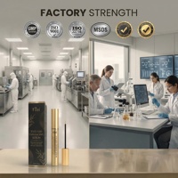Sérum de croissance des cils naturel à l'huile de ricin végétalienne, hydratant, allongeant et rehausseur de cils, résistant à l'eau, personnalisable OEM, marque privée