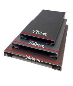 Sistema Moderno di <span class=keywords><strong>Copertura</strong></span> Pareti in Alluminio Impermeabile, <span class=keywords><strong>Copertura</strong></span> per <span class=keywords><strong>Parapetto</strong></span> con Installazione a Scatto per Finiture Esterne di Ville e Hotel - Product Image 1