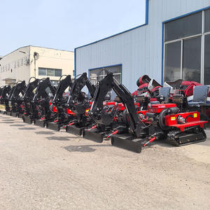 Motoculteur Rotatif Chenillé pour Opération <span class=keywords><strong>Agricole</strong></span>, Diesel 25CV 35CV, Mini Tracteur à Chenilles, Petit Laboureur Cultivateur - Product Image 3