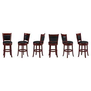 Ghế Quán <span class=keywords><strong>Bar</strong></span> Ghế Xoay Ghế Quán <span class=keywords><strong>Bar</strong></span> Có Tựa Lưng Bằng Da Được <span class=keywords><strong>X</strong></span>ếp Hạng Hàng Đầu Hiện Đại SGS Đồ Nội Thất Thương Mại Gỗ Anh Đào, Da - Product Image 6