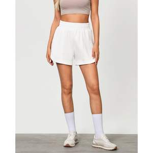 2025 Women's High-Waisted Athletic Shorts Comfortable Pull-On Elastic Waist Casual <b>Lounge</b> Summer Sweat Shorts Pocket Hot - Product Image 1