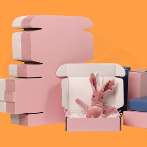 Enveloppe ondulé<span class=keywords><strong>e</strong></span> éco-recyclé<span class=keywords><strong>e</strong></span> de luxe personnalisé<span class=keywords><strong>e</strong></span> ensemble de cosmétique carton rigide Kraft <span class=keywords><strong>E</strong></span>-flûte boîtes d'emballage en papier d'expédition - Product Image 2