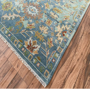 Tapis en soie de laine noués à la main de qualité à l'exportation Tapis carrés en soie de bambou Adolescents Cuisine Bureau Porte Utilisation - Product Image 5