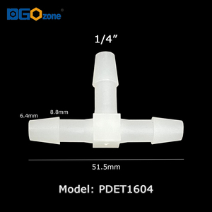 Đầu nối ba cổng PVDF Đầu nối ống nối cho hệ thống Ozone trong bể cá Kết nối ống mềm trong vườn - Product Image 5