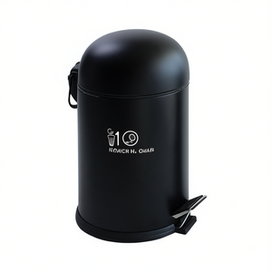 Poubelle Calla 5L noire diamètre [x] cm 20,5 cm x H.32 cm avec pédale pour utilisation en cuisine - Product Image 3