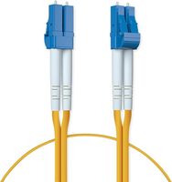 Câble de raccordement à fibre optique JIAXUN LC-UPC- SM Duplex 2,0 mm G657A1 Jaune