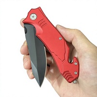 Couteau de poche tactique pliable à bord dentelé en acier inoxydable, manche en aluminium, chasse, camping, multifonctionnel, bricolage, OEM, industriel