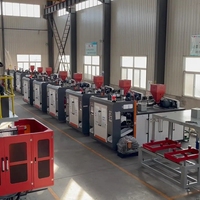 Machine de soufflage semi-automatique de 2500 ml pour bouteilles PET (gallon et 5 L) à faible taux de déchets pour l'industrie agroalimentaire