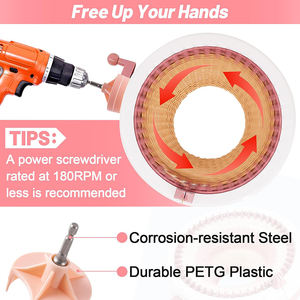 Adaptador de manivela de telar de anudado Circular para <span class=keywords><strong>Sentro</strong></span> 22 40 <span class=keywords><strong>48</strong></span> y Jamit Needle Crochet Machine Drill Power Attachment - Product Image 5