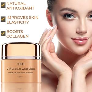 Crème pour le visage de soin de la peau personnalisée en usine avec logo privé, crème anti-âge à l'or 24 carats - Product Image 3