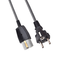 Carrete de Cable eléctrico TianTai IEC VDE Europa 250V Cable de alimentación AC BS CEE PVC chaqueta PC de goma para ordenador hogar CN enchufe estándar