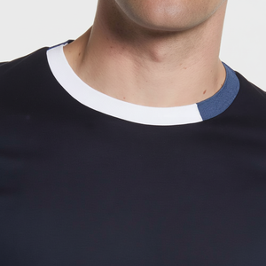 Ribbed T-<b>shirt</b> - <b>White</b>/Black Striped - Ladies <b>Women</b> Ringer Men T <b>Shirts</b> - Product Image 1