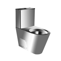 WC à bidet sur pied en acier inoxydable de haute qualité KEXIN