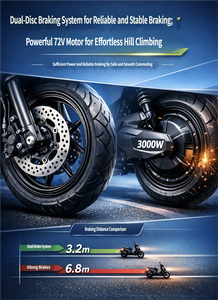 Scooter Eléctrico Todoterreno de 72V con Frenos de Disco Dobles - Product Image 4
