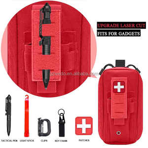 Bolsa médica MOLLE táctica de corte láser mejorada, bolsa de primeros auxilios EMT Rip-Away IFAK Trauma Kit bolsa de supervivencia de transporte diario - Product Image 2