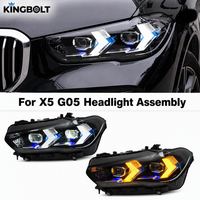 Feux avant à lentille de projecteur de style LCI en forme de flèche, feux de jour à LED, ensemble de phares pour BMW X5 G05 2019-2022 X6 G06, accessoires d'éclairage automobile