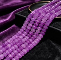 Perles en verre ovales plates 5x8mm, fournisseur de perles en vrac, perles intercalaires rondelles en cristal multicolores pour bracelets et colliers faits main DIY