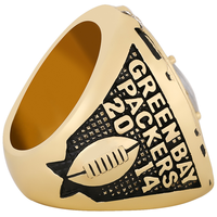 Anillo de Campeonato MVP de los Green Bay Packers 2014 XH, un Anillo de Moda de Aleación Ecológica, para Colección Conmemorativa y Uso Diario